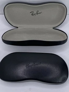 Par de gafas grandes Ray Ban negras, solo estuches para gafas de sol  - Imagen 1 de 6
