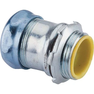 Halex 3/4 In. EMT Steel Rain-Tight Compression Connector with Insulated Throat - Picture 1 of 1