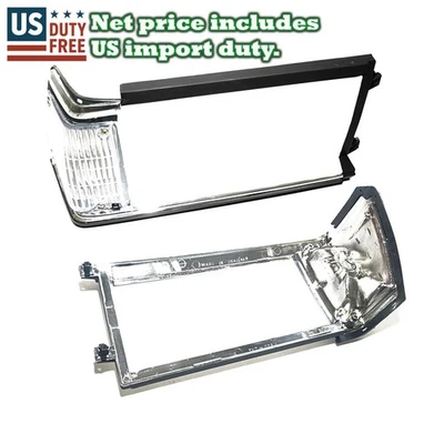 APTO 1979-1987' TOYOTA COROLLA E70 KE70 75 TE71 72 FAROS CARCASA EMBELLECEDORES PAR Foto 1 de 4