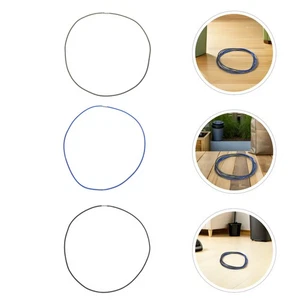  12 Pezzi Pattumiera Fascia Gomma Pattumiera Fasce Elastiche Legatura Portaoggetti - Foto 1 di 12