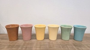 Set Of 6 Vintage Bauer No Ring Tumblers - Picture 1 of 11