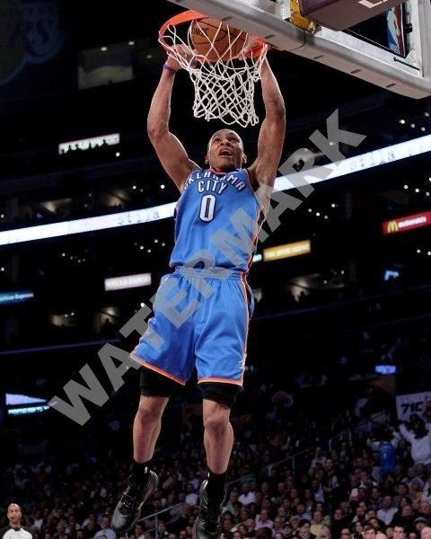 RUSSELL WESTBROOK Oklahoma City Thunder Glossy 8 x 10 Photo Print - Image 1 of 1