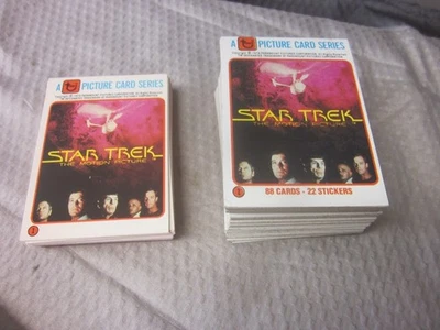 1979 Topps Star Trek 88 conjunto completo de cartas e 33 cartões promocionais completos - 121 cartões - Imagem 1 de 4