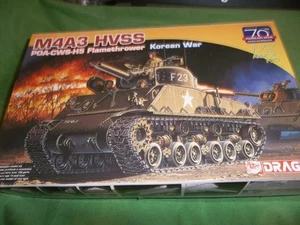 DRAGON 1/72 ARMOR PRO SERIES M4A3 HVSS POA-CWS-H5 FLAMETHROWER KOREAN WAR - Picture 1 of 2