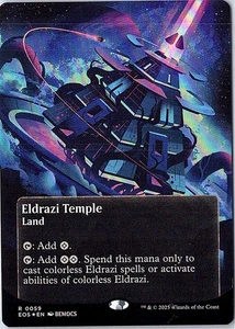 Eldrazi Temple (0059) (Borderless) R Edge of Eternities: Stellar Sights 59 FOIL - Picture 1 of 1