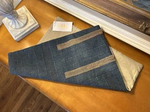 Villa By Classic Home V280085 Origin Denim Blue Pillow Cover 22”x22” NWT OB - Picture 1 of 7