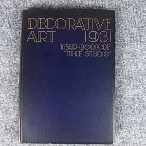 1931 Decorative Art Yearbook Of The Studio Deco Modernism Design Architecture - Picture 1 of 24