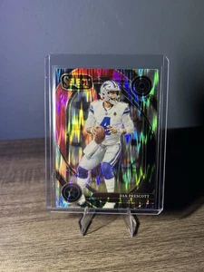 Amortiguador Panini Select Dak Prescott 2024 rojo y negro Prizm Club Level #229 - Imagen 1 de 2