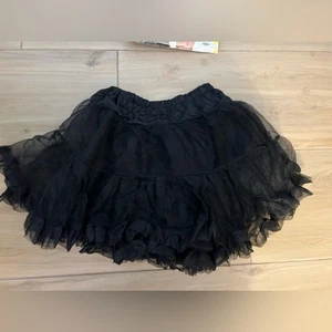 SPIRIT Plus Size schwarzer Petticoat Tutu Halloween Kostüm Einheitsgröße - Bild 1 von 2