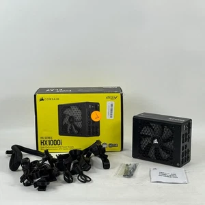 Alimentation ATX CORSAIR HX1000i entièrement modulable 1000W 80 Plus platine avec boite LIRE - Photo 1/11