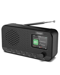 Portable DAB Radio with Bluetooth, FM, Rechargeable, Dual Alarm, Sleep Timer - Picture 1 of 6