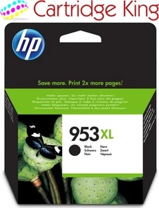 Cartouche d'encre noire HP 953XL haute performance originale pour HP OfficeJet Pro 7740 large - Photo 1/1
