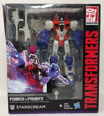 Figura Starscream Transformers Power Of The Primes Voyager Class Nueva Caja Dañada Foto 1 de 4
