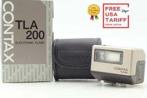 Tested[Unused w/ Box] Contax TLA200 Silver Shoe Mount Flash For G1 G2 From JAPAN - Picture 1 of 12