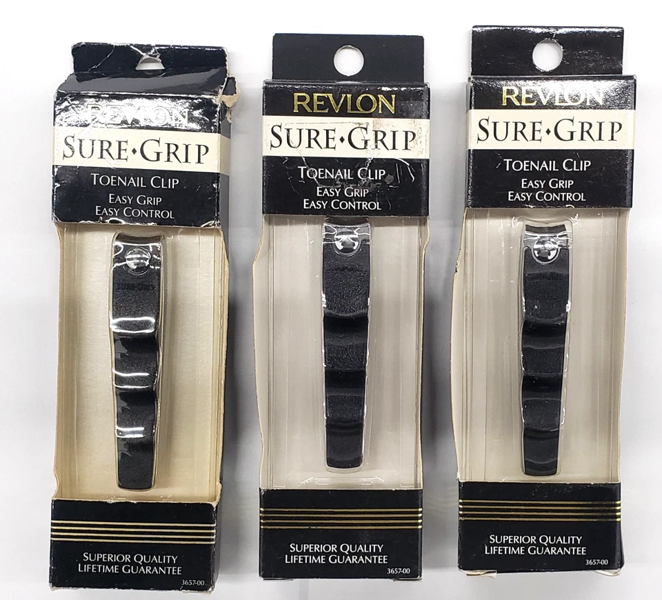 Lote de 3 NUEVO Revlon Sure Grip Clip de Uñas para Puntera Fácil Agarre Fácil Control Foto 1 de 1