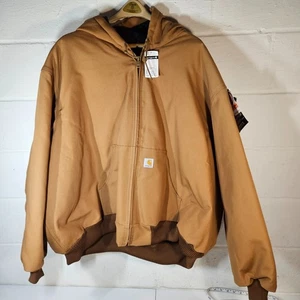 Chaqueta Carhartt 5XL Para Hombre Calce Suelto Cremallera Completa Con Capucha OJO140-M MARRÓN J140 Lona - Imagen 1 de 6