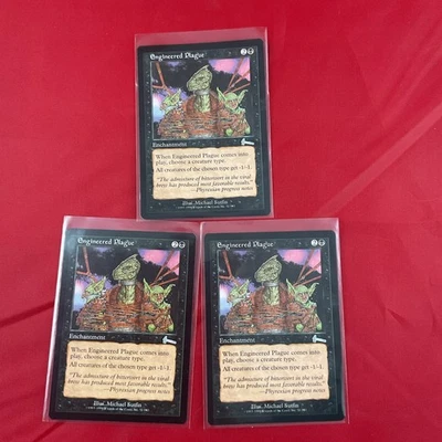 Engineered Plague Urza's Legacy Regular X3 - Image 1 of 2