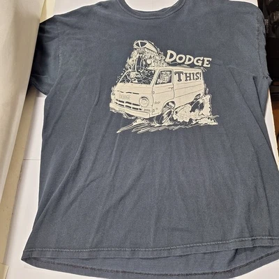 Lowbrow Customs Dodge This Black T Shirt Size XL Extra Large distressed Vintage - Изображение 1 из 4