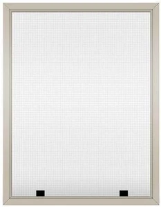 Confezione da 4 - Kit zanzariere per finestre con telaio in alluminio, angoli, spline, molle, linguette estraibili - Foto 1 di 12