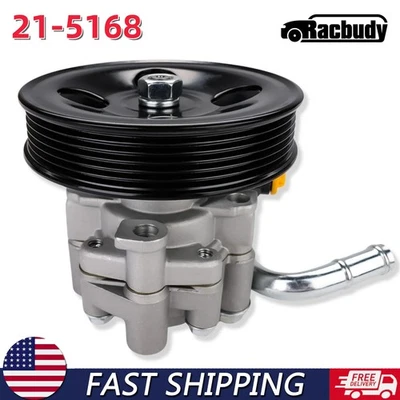 Power Steering Pump w/ Pulley For 1998-2002 Toyota Corolla Chevrolet Prizm 1.8L Foto 1 de 4