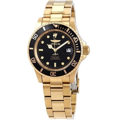 Reloj para hombre Invicta Pro Diver tono dorado esfera negra 40 mm 26975 Foto 1 de 4