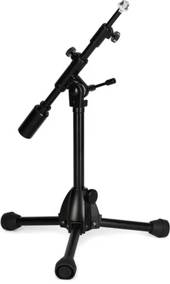 Tama MS754ELBK Iron Works Studio Extra Low Telescoping Boom Mic Stand - Black - Image 1 of 4