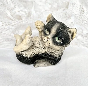 Vintage Kitten Cat Figurine Decor- Resin 3" - Picture 1 of 6