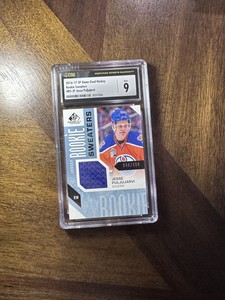 2016 Jesse Puljujarvi RC CSG 9 MINT #RS-JP Game Used Rookie Sweater