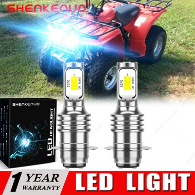 2 bombillas LED azul hielo para Yamaha ATV 1993 TIMBERWOLF YFB250E_MN faro Foto 1 de 4