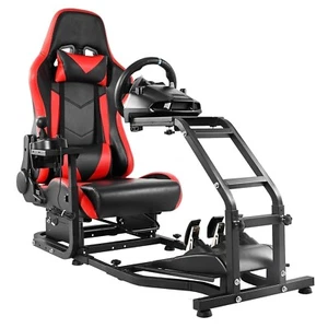 Mokapit Simulador de Carreras Realista Cockpit con Asiento Rojo Fit para Thrustmaster - Imagen 1 de 6