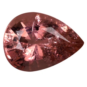 2.33 ct Extraordinary Pear Cut (10 x 8 mm) Mozambique Brownish Pink Tourmaline - Picture 1 of 1