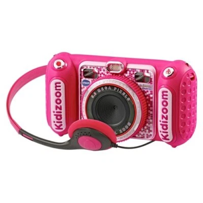 VTech Electronics Fotocamera compatta 5Mpx KIDIZOOM Duo DX Rosa 80 520058 - Immagine 1 di 3