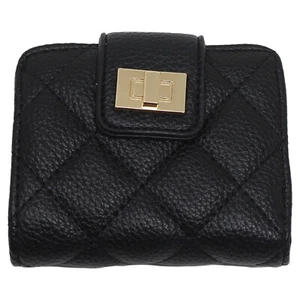 Ladies Twist Lock Style Flap Small Purse Stylish Women Zip Pouch Wallet R0008 - Picture 1 of 13