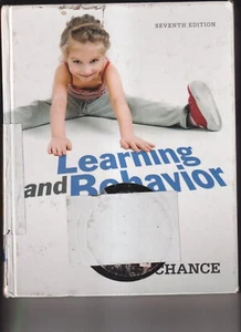 Learning and Behavior by Paul Chance Hardcover 7TH EDITION - Imagen 1 de 2