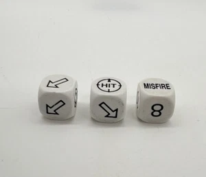 Warhammer 40k 2nd edition Scatter and Aim artillery dice - Total Games Workshop - Picture 1 of 2