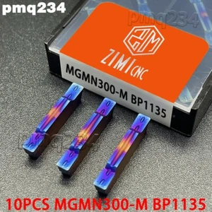 10P MGMN300-M BP1135 Hartmetallklinge Nuteinsatz für MGEH Nutwerkzeughalter - Bild 1 von 6