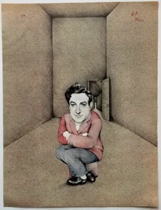 Gabriel Pascalini 1970 Zeitschrift Illustration Peter Sellers - Bild 1 von 1