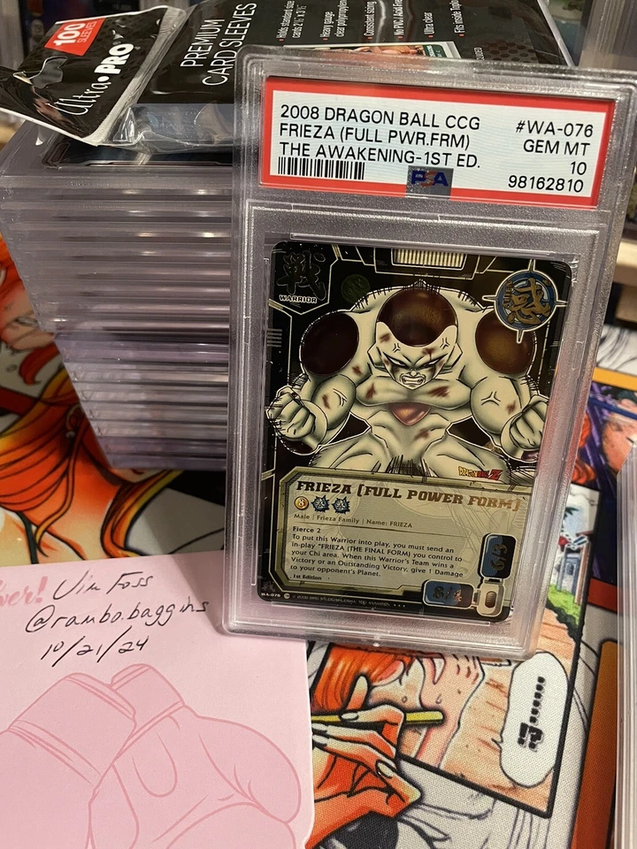 Foil 1st Edition Frieza Full Power Dragon Ball Z CCG The Awakening PSA 10 DBZ SR - Image 1 of 1
