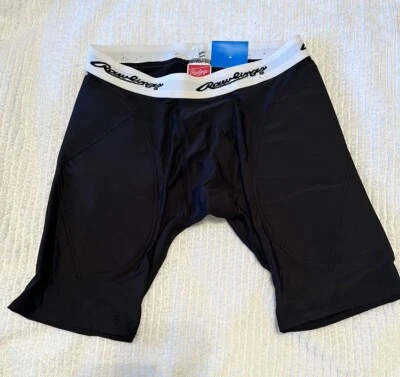 Rawlings black sliding shorts new with tags acaymms  Youth XL - Image 1 of 4