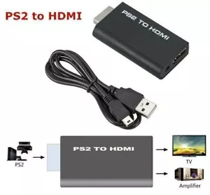 PlayStation 2 PS2 to HDMI Converter Adapter Adaptor Cable HD RCA AV Audio Video - Picture 1 of 7