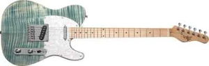 1953 Blue Jean Wash Electric Guitar - Quad Boutique Mod; Maple Fretboard - Picture 1 of 6