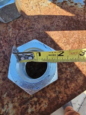 SIMPSON STRONG-TIE 1 1/2" x 12" All-Thread Rod Galvanized With Nuts 2