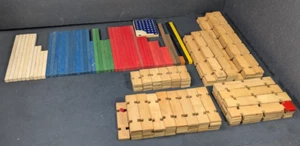 Vintage German Berbis HolzBaukasten Holzkonstruktion Spielzeug Set schwer zu finden! - Bild 1 von 10