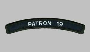 US Navy VP-19 Big Red PATRON Patrol Squadron UIM Shoulder Rocker Tab (01-10) - Picture 1 of 1