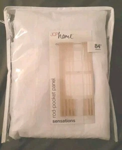 Curtain Panel JCP Home Rod Pocket Sensations Linen  52" x 84" NIP - Picture 1 of 5