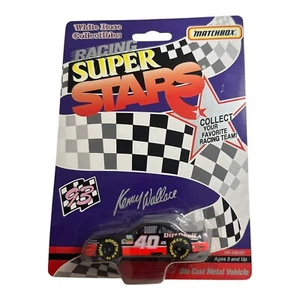 1993 Matchbox Racing Super Stars #40 Kenny Wallace NASCAR Die Cast Metal 1:64 - Picture 1 of 6