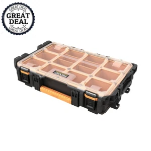 Stackable 10-Compartment Small Parts Storage Organizer Durable Removable Bins - Picture 1 of 12