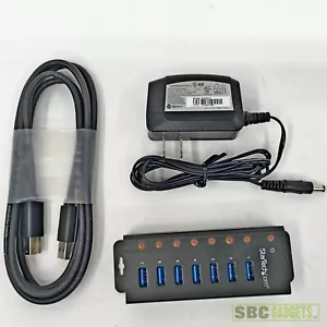 7-Port USB 3.0 StarTech.com Hub with 6ft USB Cable - Ships Same Day - Picture 1 of 7