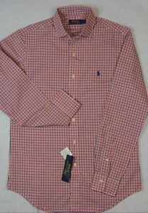 Polo Ralph Lauren Shirt Plaid Long Sleeves Button-Front S NWT $99 - Picture 1 of 3