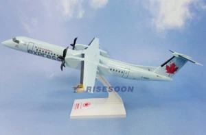 1:100 26CM RISESOON AIR CANADA Dash 8-300 Airplane ABS Plastic Plane Model - Picture 1 of 2